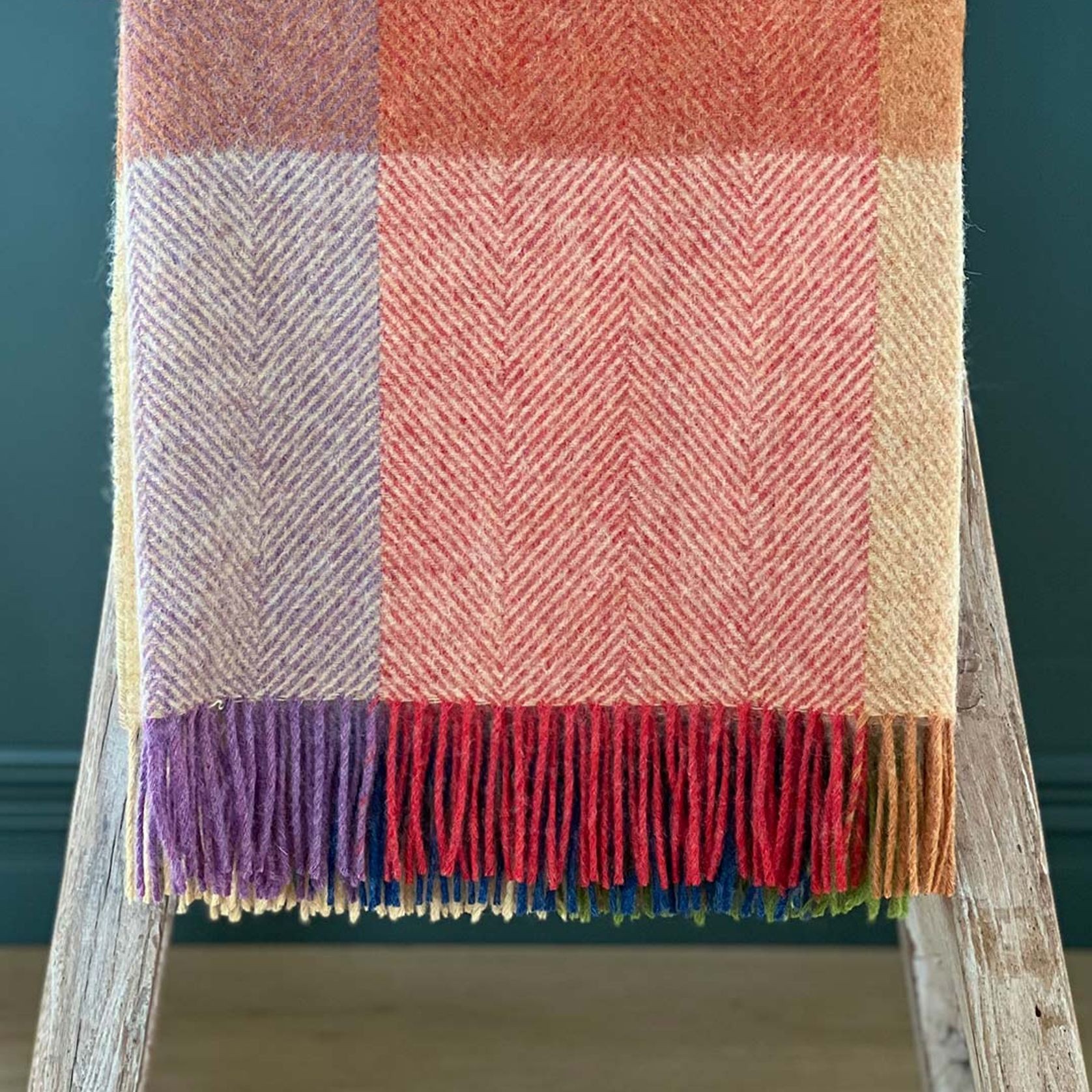 NZ Wool Throw - Harland Sunset | 100% Pure Wool gallery detail image