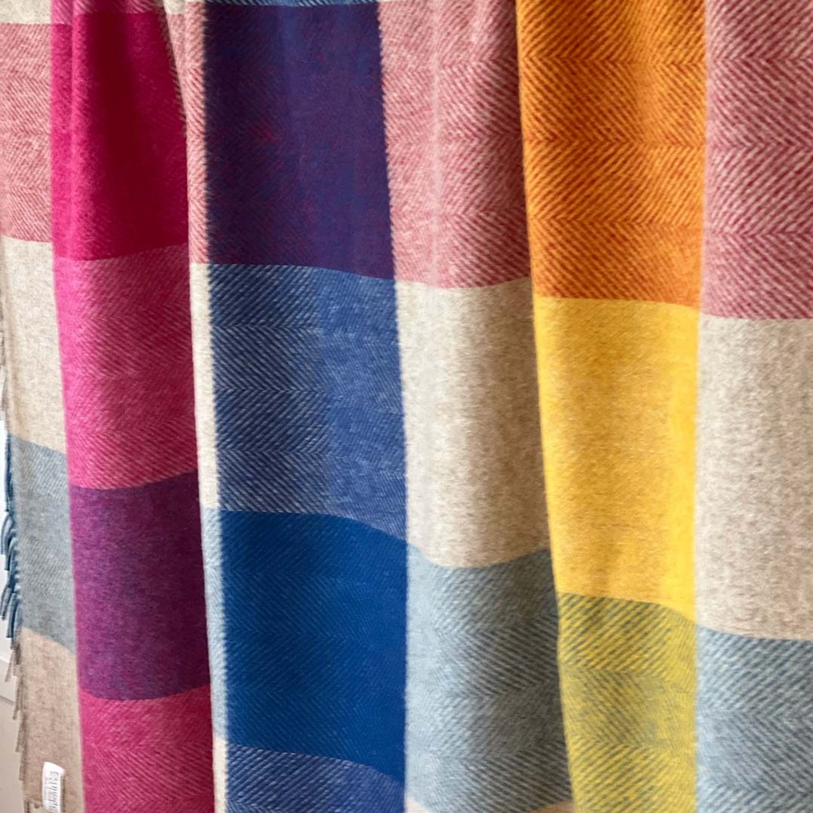 NZ Wool Throw - Harland Multi | 100% Pure Wool gallery detail image