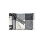 Fischbacher 1819 Alpaca Throw - Carre Black and White gallery detail image