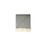 Ruanui Station Lambswool Throw - Goss Green Chevron gallery detail image