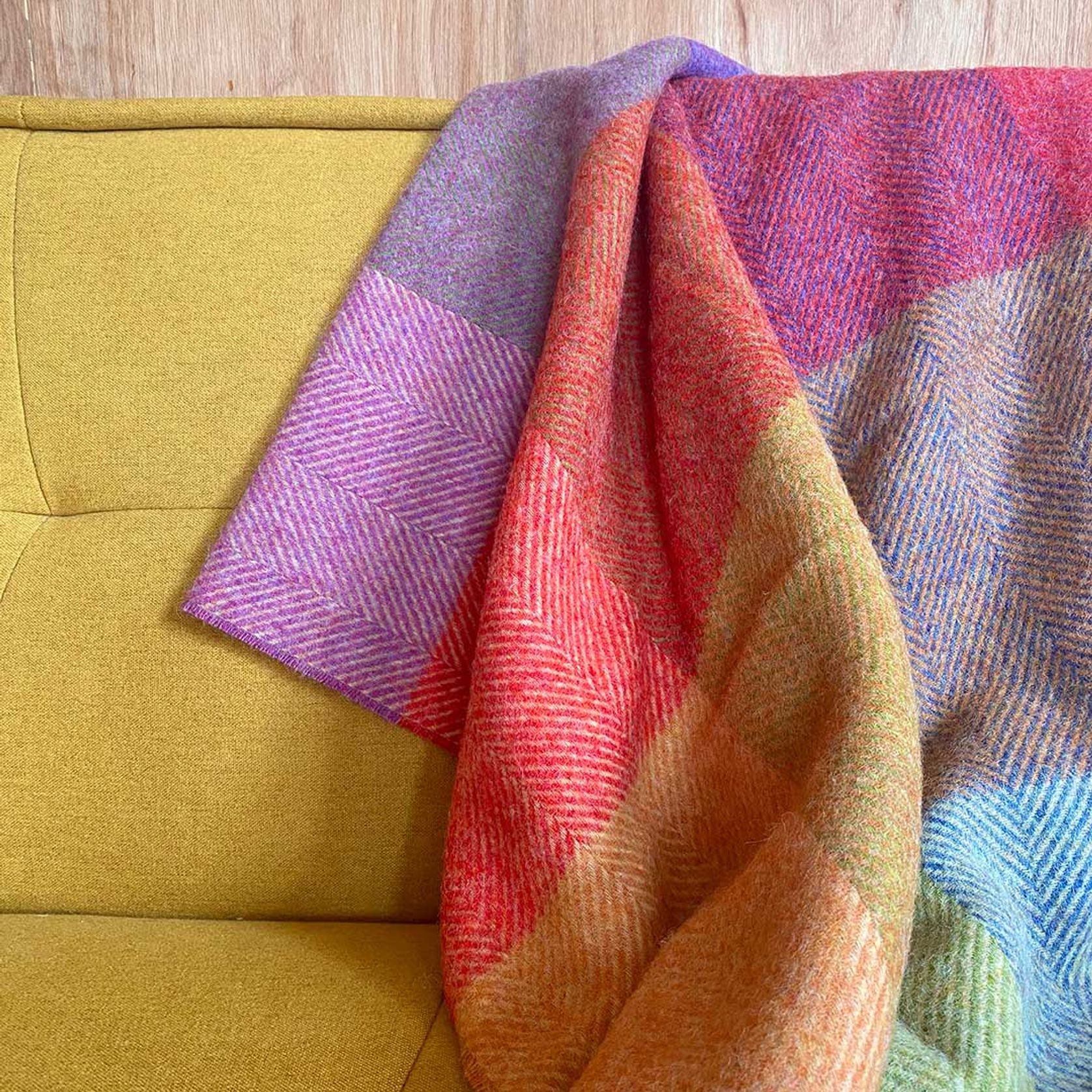 NZ Wool Throw - Harland Sunset | 100% Pure Wool gallery detail image