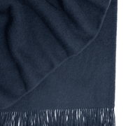 Weave Home Nevis Throw Blanket - Indigo | NZ Lambswool gallery detail image