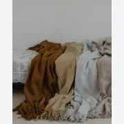 Weave Home Nevis Throw Blanket - Spice | NZ Lambswool gallery detail image