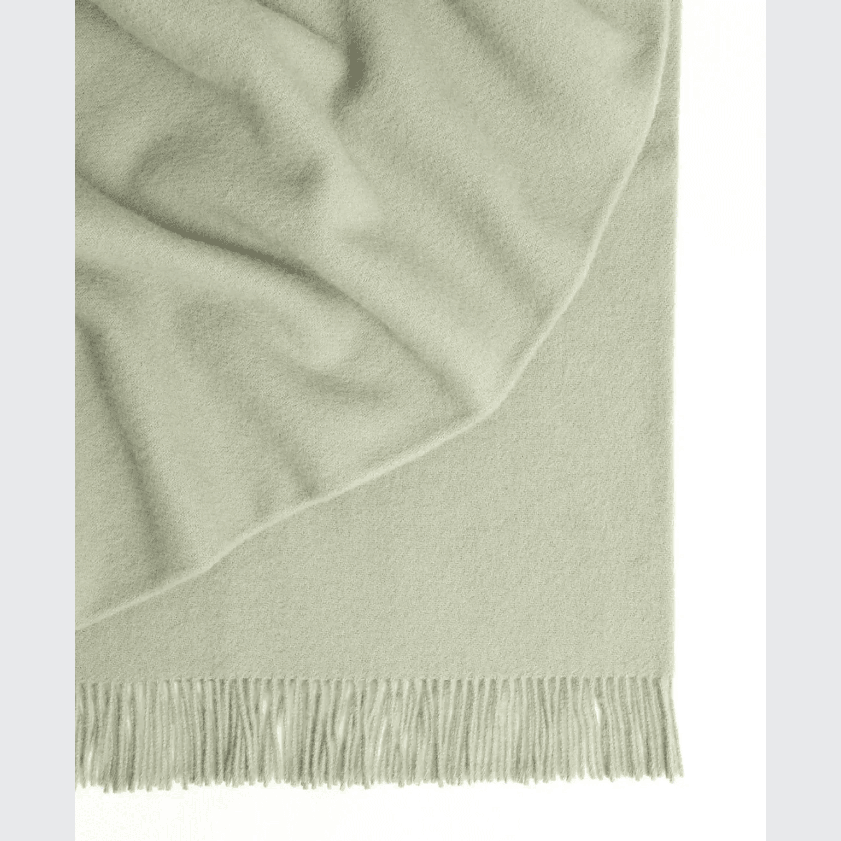 Weave Home Nevis Throw Blanket - Thyme | NZ Lambswool gallery detail image