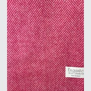 NZ Wool Throw - Herringbone, Candy | 100% Merino Wool gallery detail image