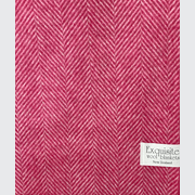 NZ Wool Throw - Herringbone, Candy | 100% Merino Wool gallery detail image