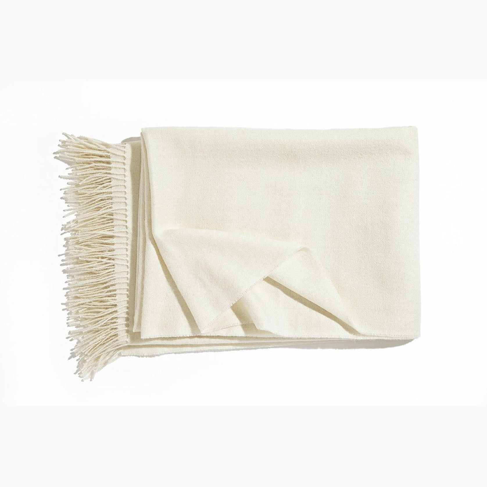 Fischbacher 1819 Alpaca Throw - Puro Cream gallery detail image