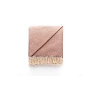 Ruanui Station Lambswool Throw - Pipipi Pink Chevron gallery detail image