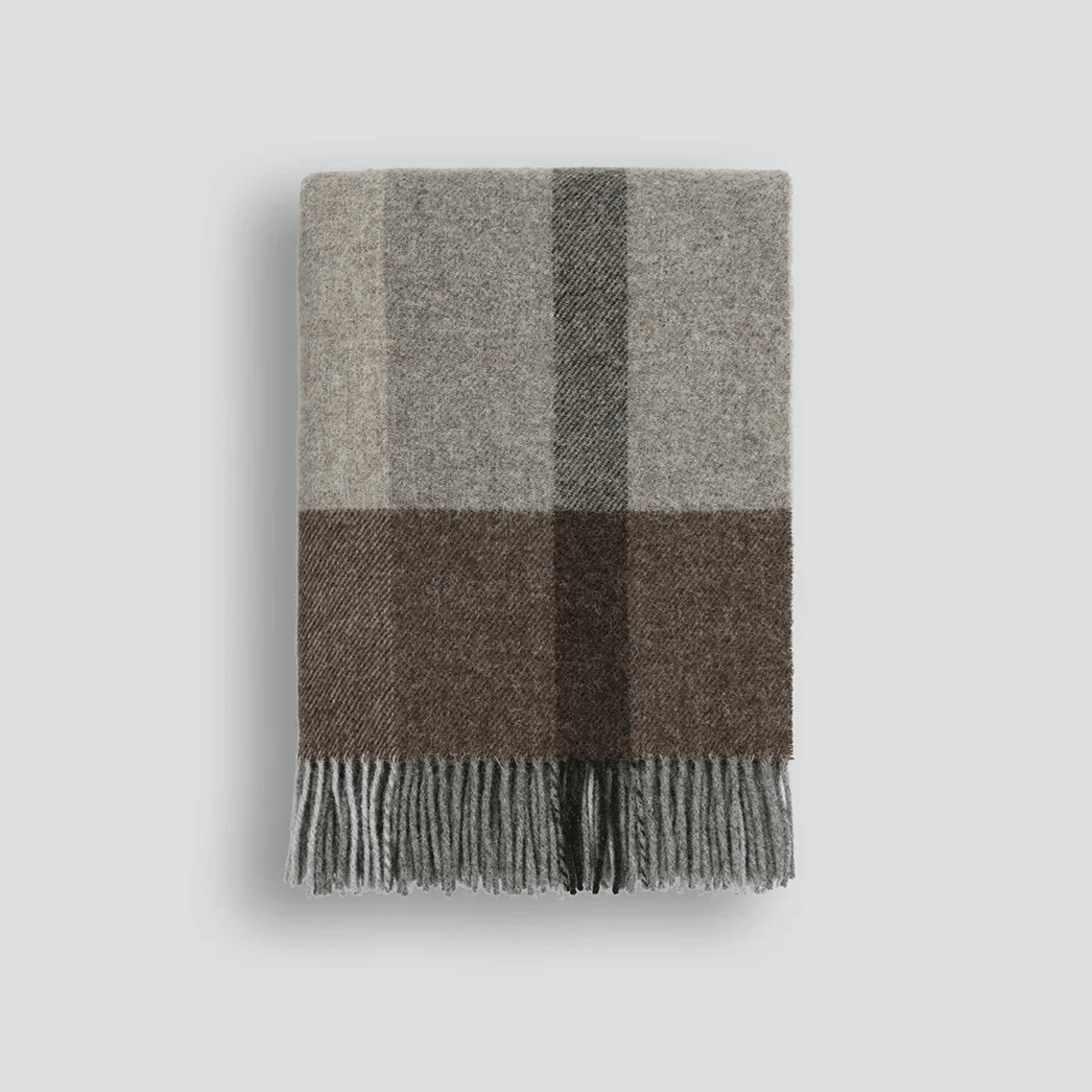 Baya Brunswick Throw - Bracken | Pure NZ Wool gallery detail image