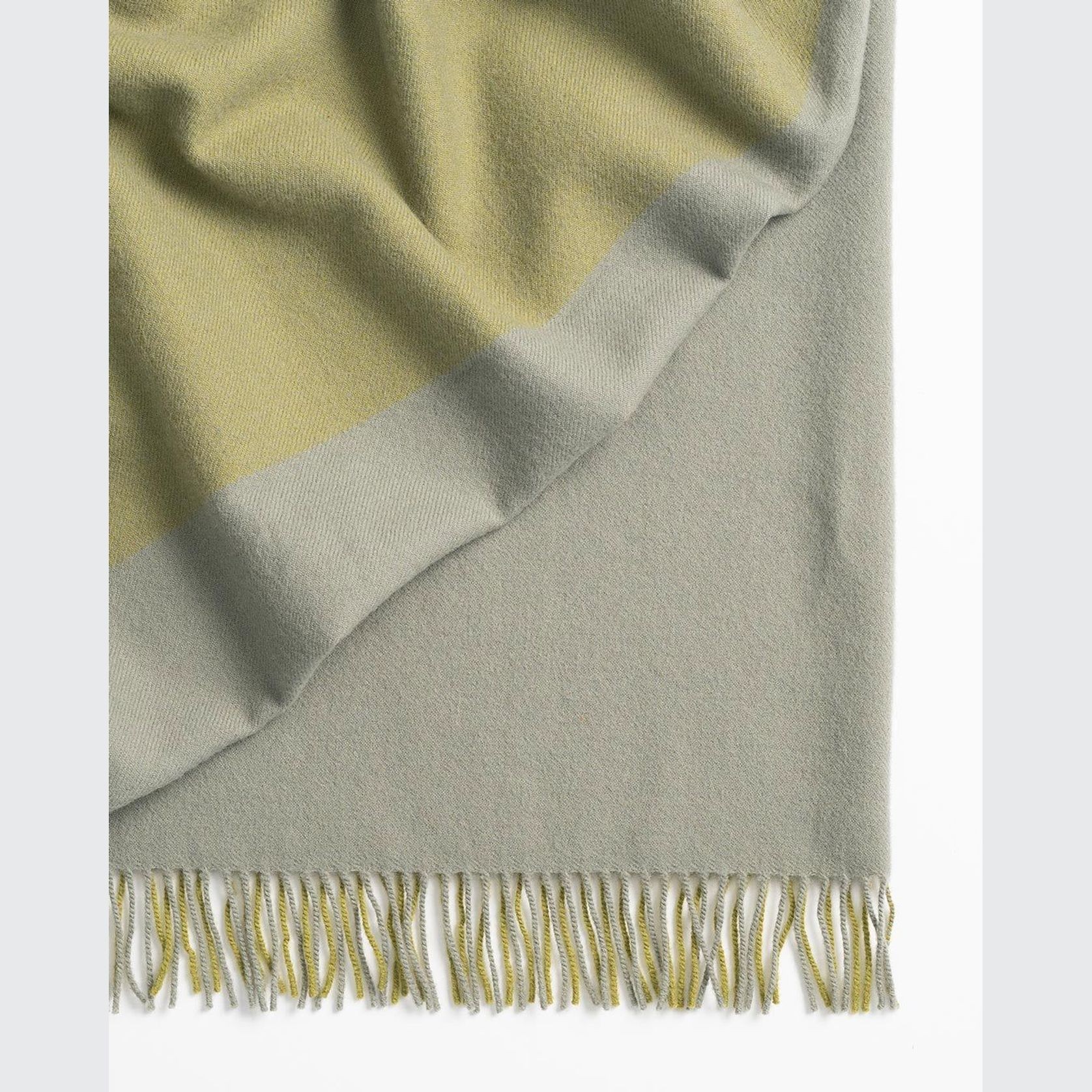 Weave Home Fiord Throw Blanket - Moss | 100% Premium Wool gallery detail image