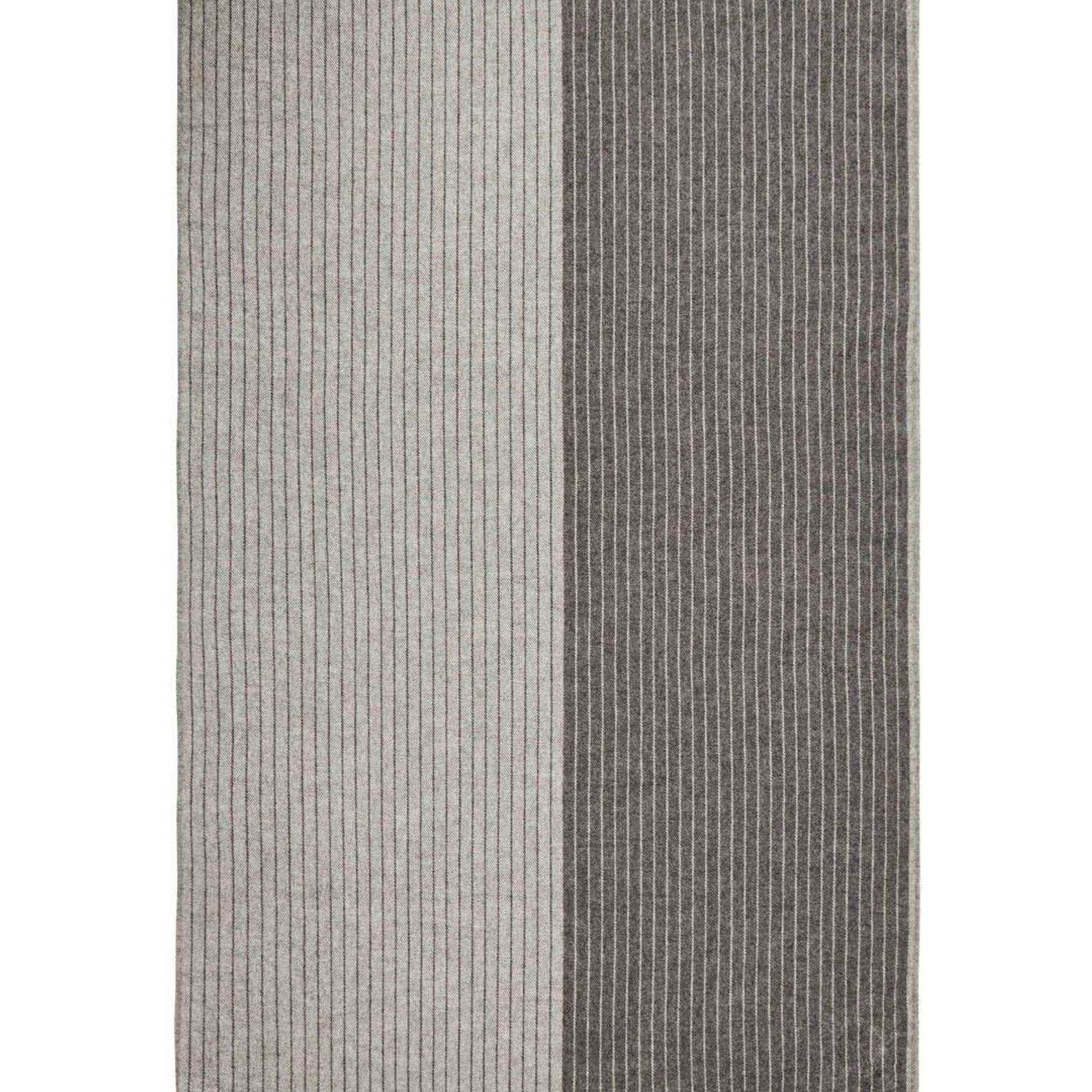 Weave Home Clyde Throw Blanket - Grey | 100% Wool | Large Size gallery detail image