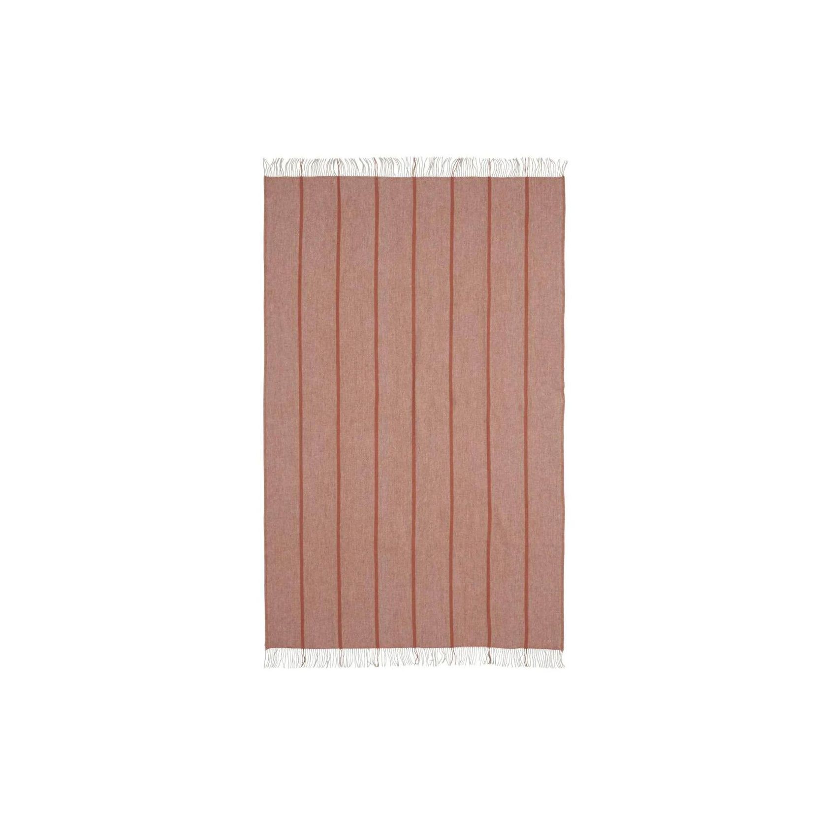 Weave Home Mosgiel Wool Throw Blanket - Earth | Large Size gallery detail image