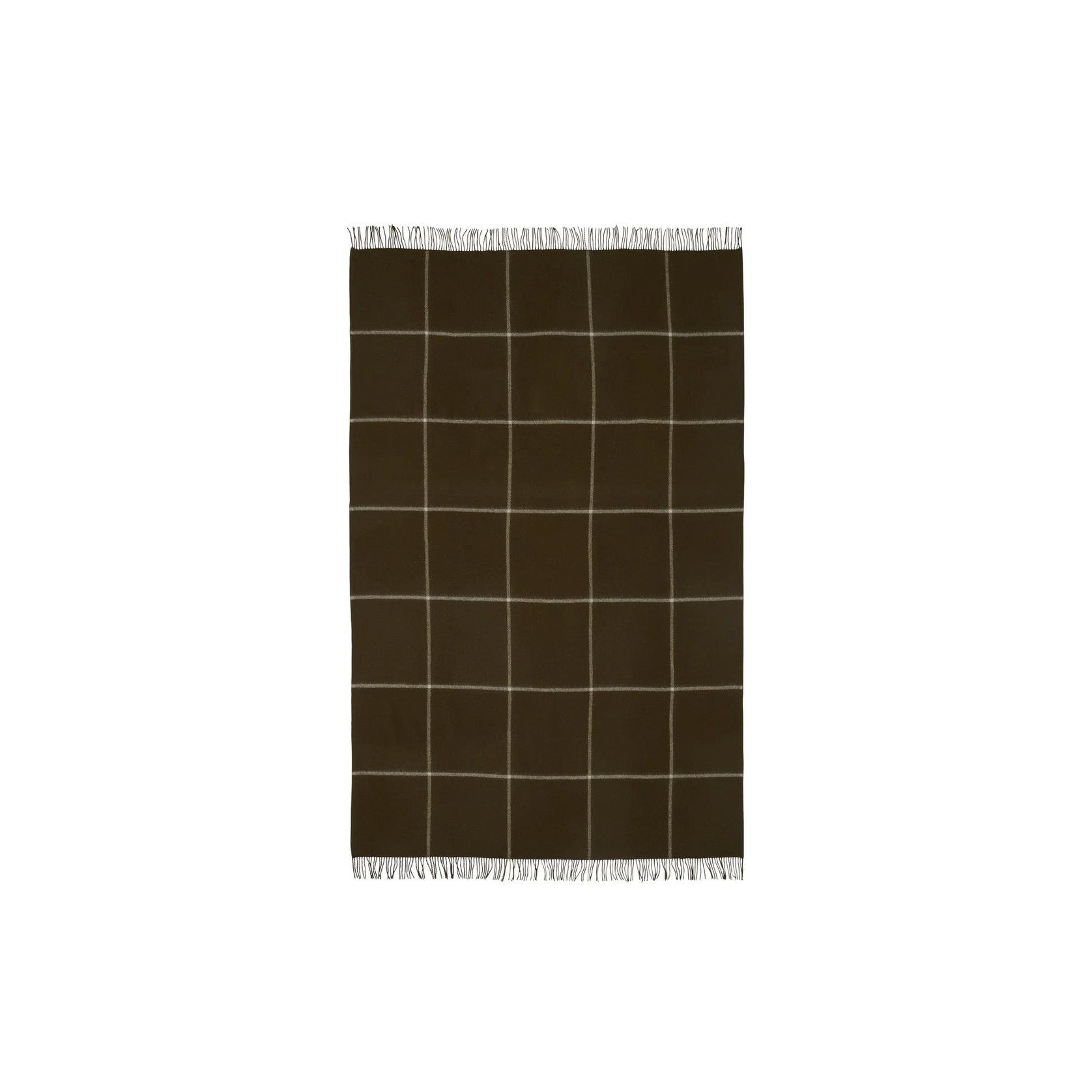 Weave Home Ranfurly Throw - Kelp | 100% Wool | Large Size gallery detail image