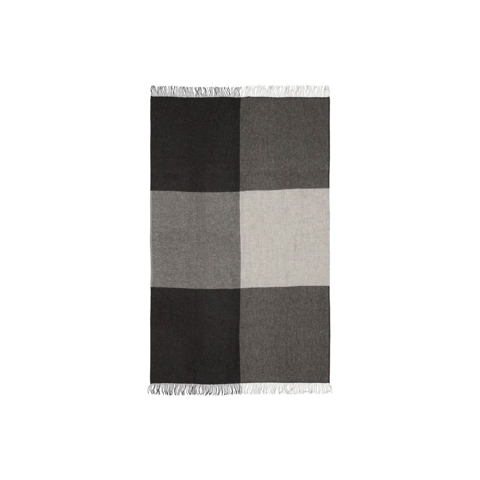 Weave Home Riverton Throw - Charcoal | 100% Wool | Large Size gallery detail image