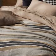 Weave Home European Linen Franco Throw - Clay gallery detail image