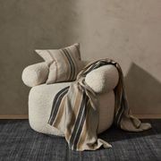 Weave Home European Linen Franco Throw - Clay gallery detail image