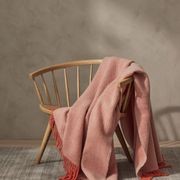 Weave Home Lerwick Throw Blanket - Tangelo | 100 % Wool gallery detail image
