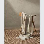 Weave Home Havelock Throw Blanket - Natural | NZ Made gallery detail image