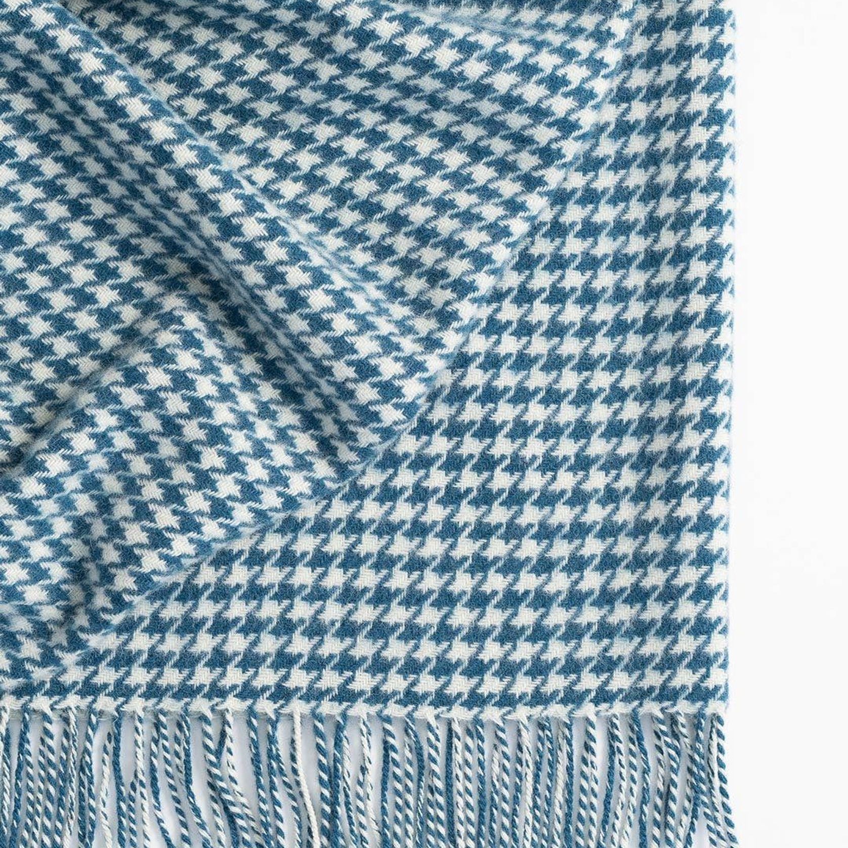 Weave Home Huxter Throw Blanket - Petrol | 100% Wool gallery detail image