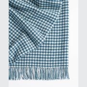 Weave Home Huxter Throw Blanket - Petrol | 100% Wool gallery detail image