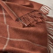 Weave Home Ranfurly Throw - Earth | 100% Wool | Large Size gallery detail image