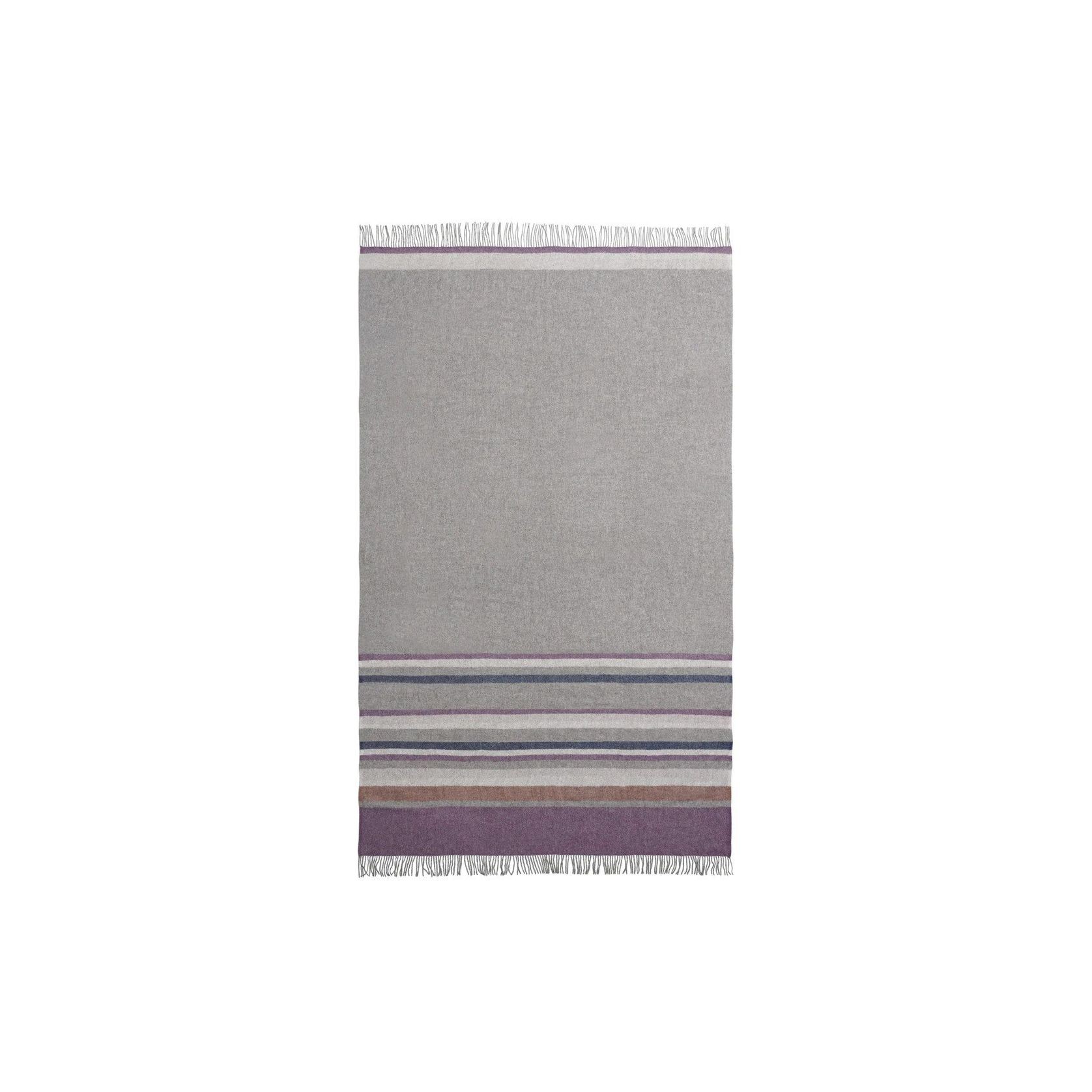 Weave Home Lawrence Wool Throw Blanket - Mulberry | Large Size gallery detail image