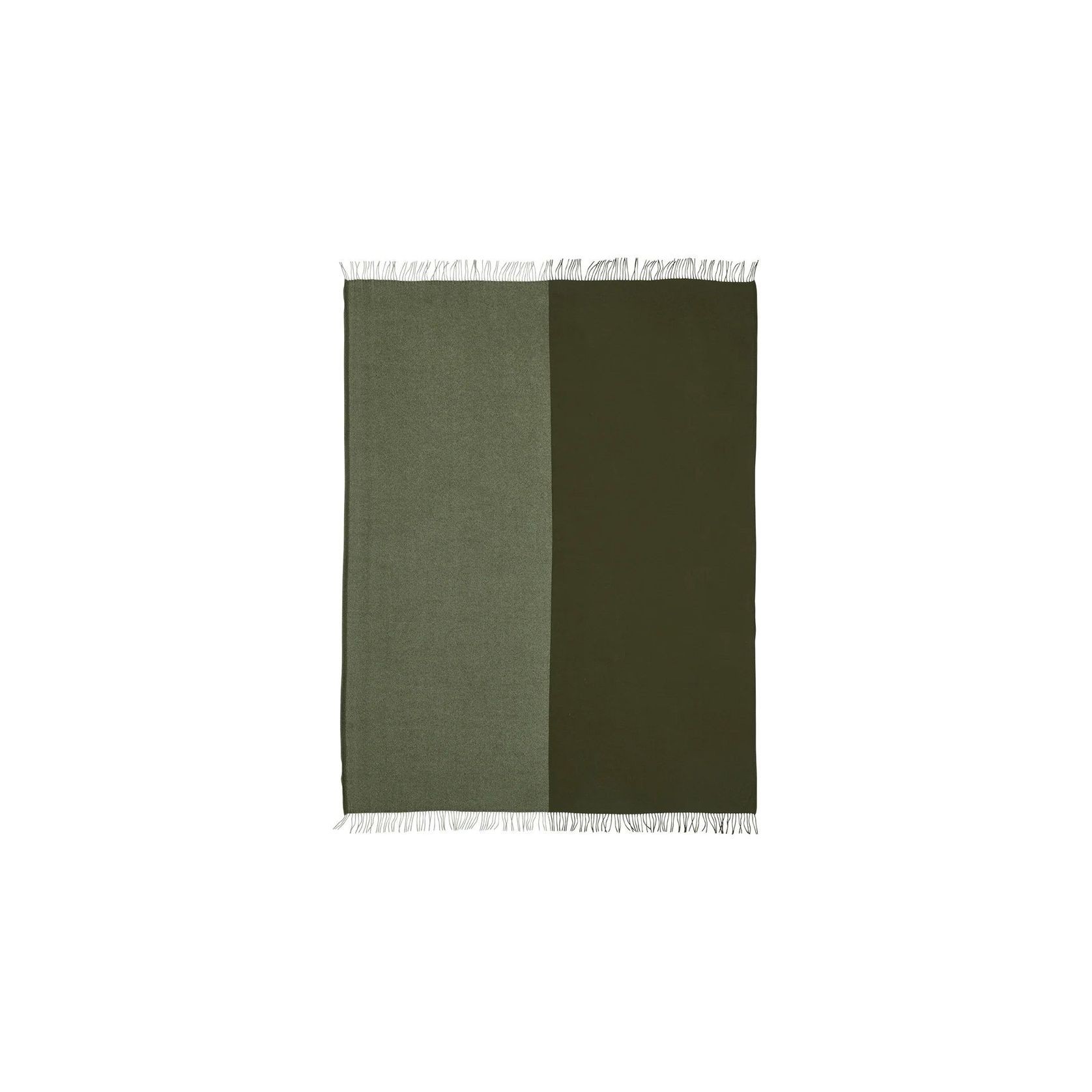 Weave Home Fiord Throw Blanket - Kelp | 100% Premium Wool gallery detail image