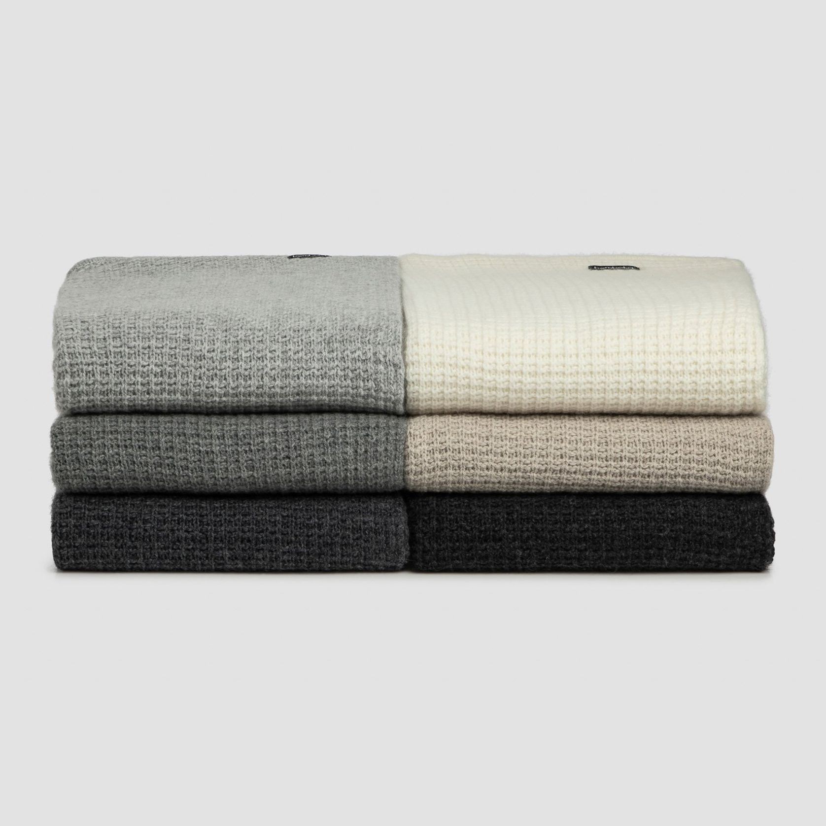 Chunky Box Angora & Merino Wool Throws gallery detail image