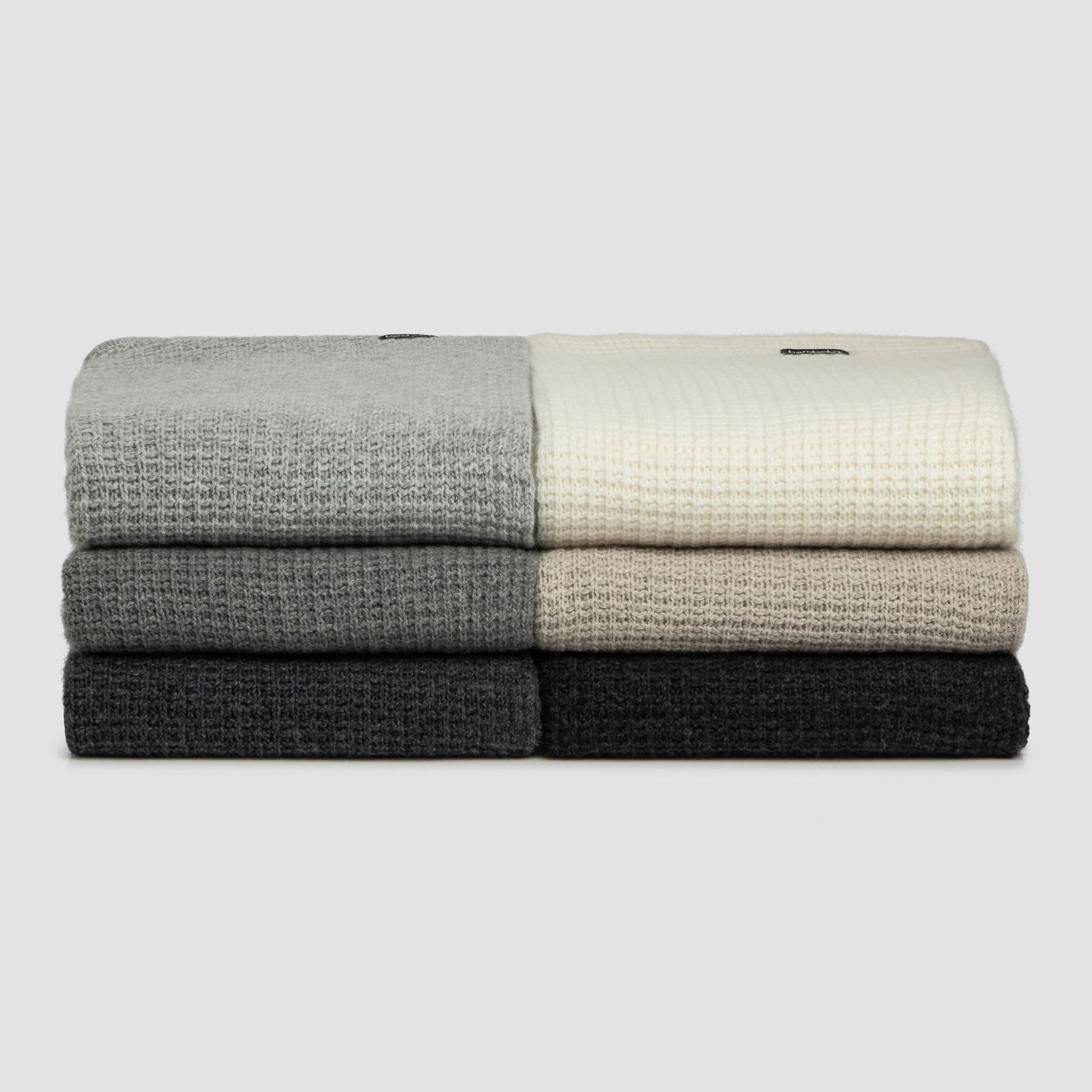 Chunky Box Angora & Merino Wool Throws gallery detail image