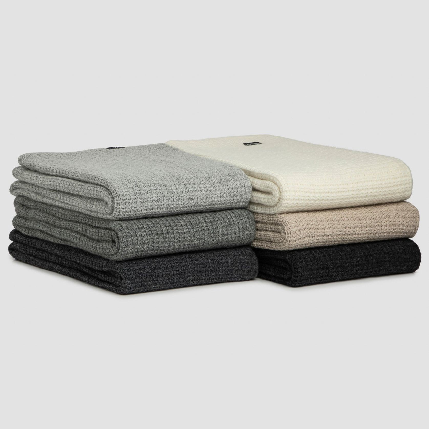 Chunky Box Angora & Merino Wool Throws gallery detail image