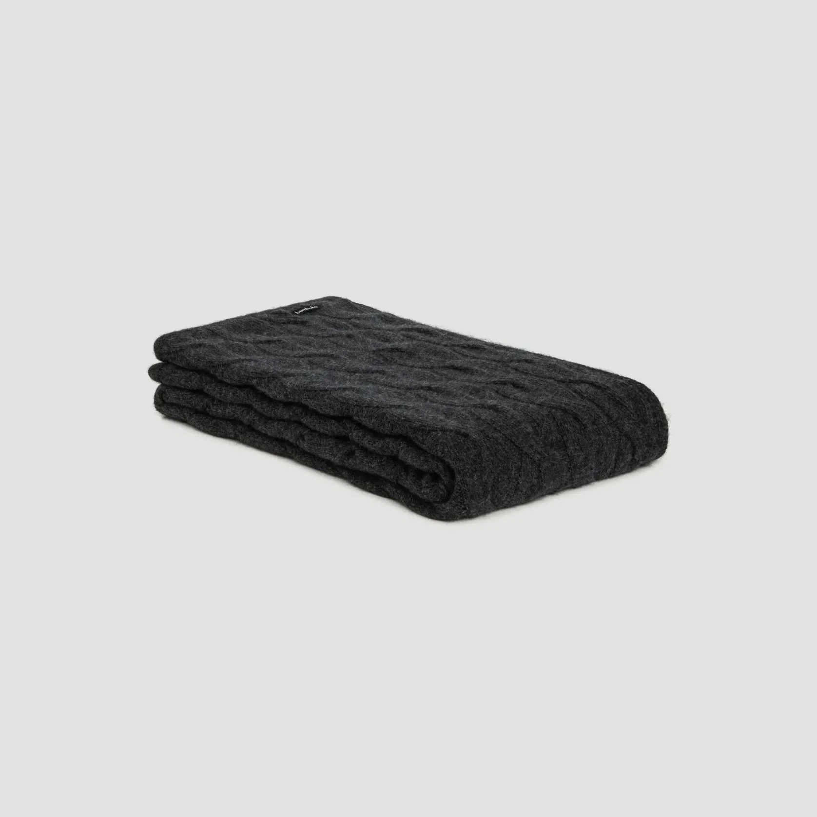 Chunky Cable Angora & Merino Wool Throws gallery detail image