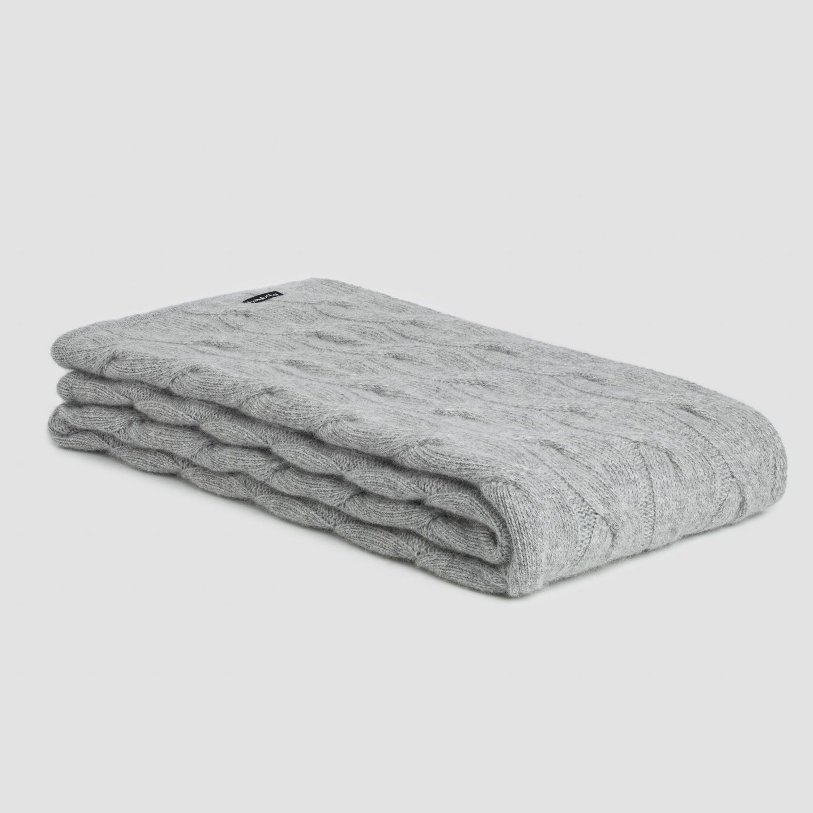 Chunky Cable Angora & Merino Wool Throws gallery detail image