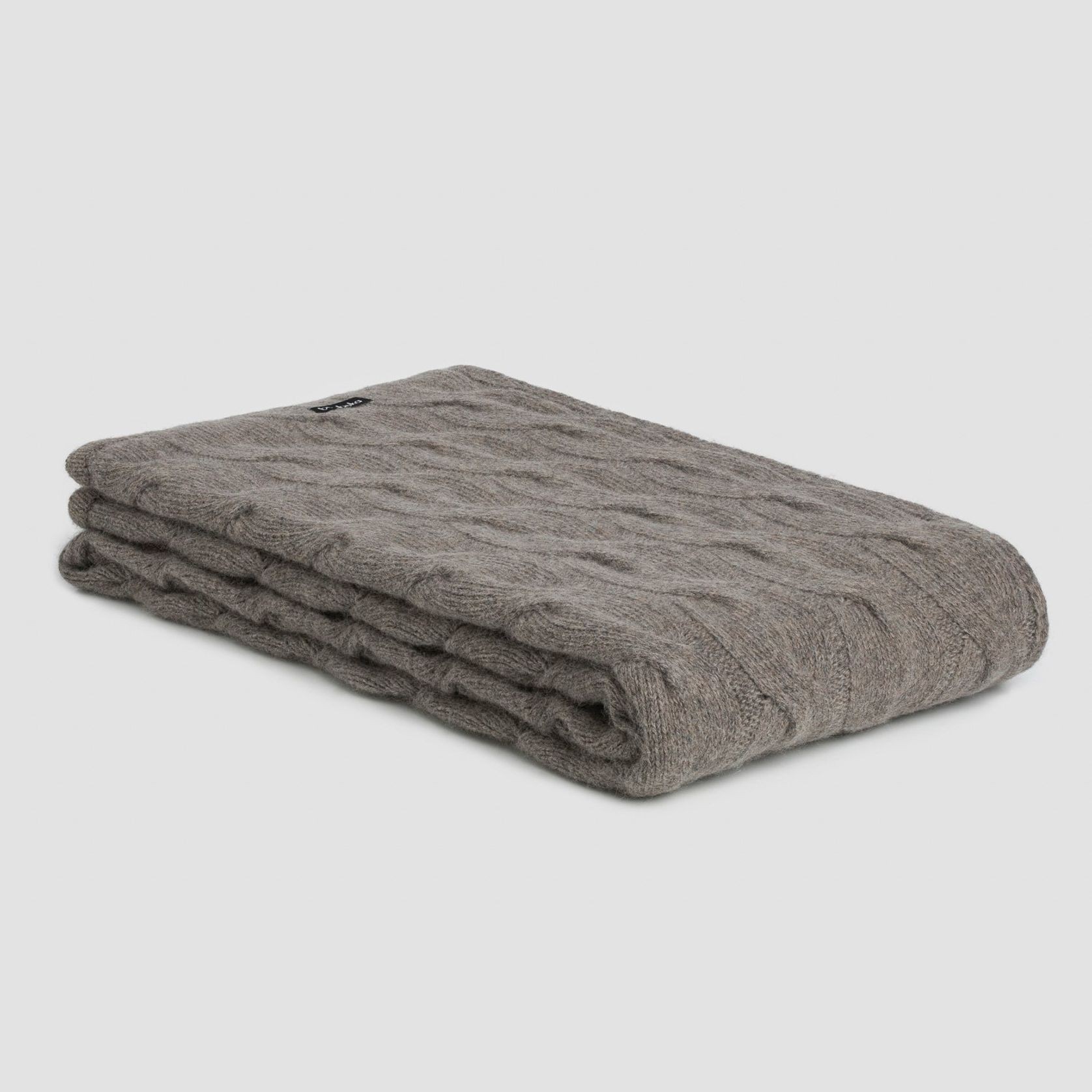 Chunky Cable Angora & Merino Wool Throws gallery detail image
