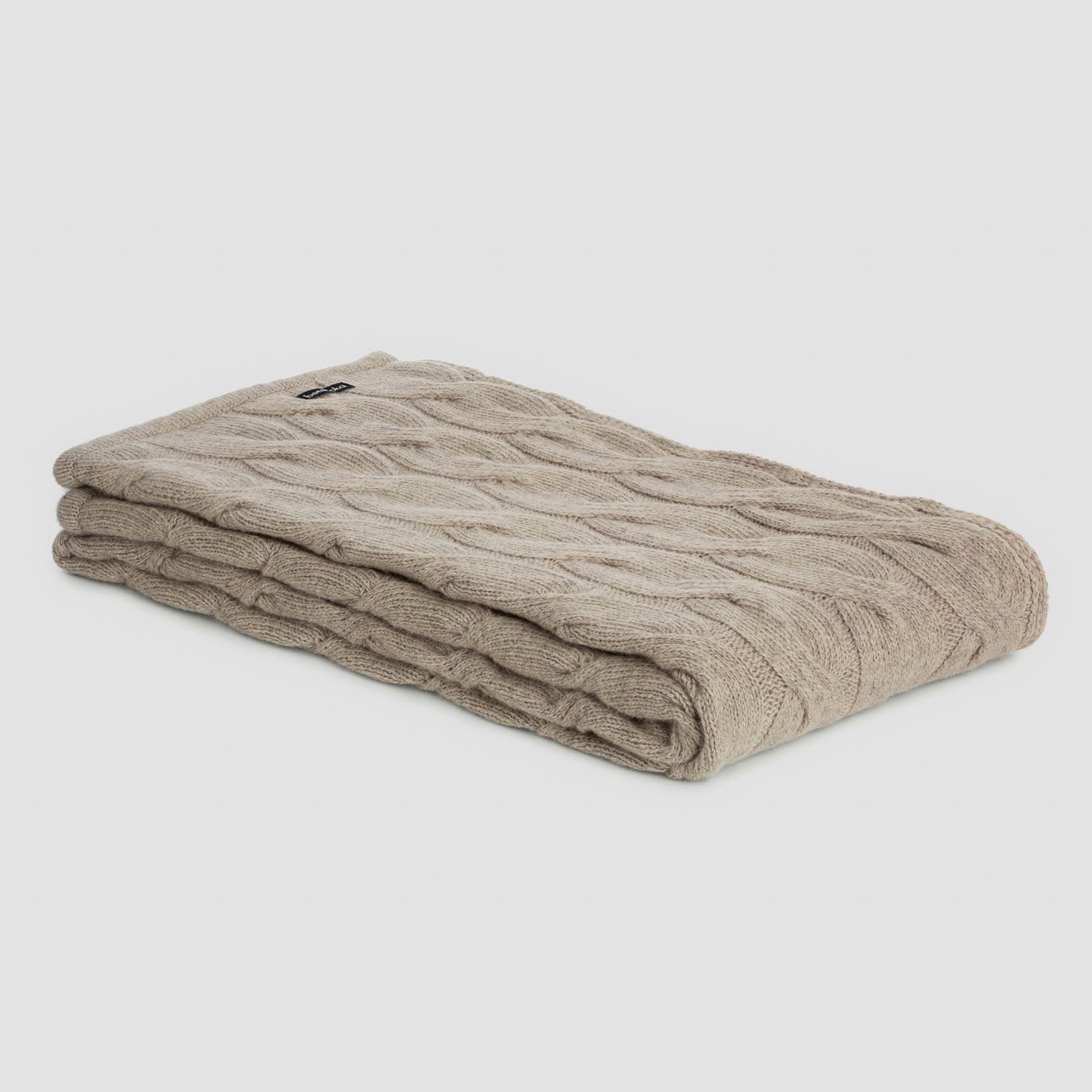 Chunky Cable Angora & Merino Wool Throws gallery detail image