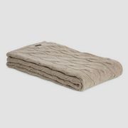 Chunky Cable Angora & Merino Wool Throws gallery detail image