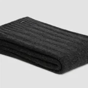 Chunky Rib Angora & Merino Wool Throws gallery detail image