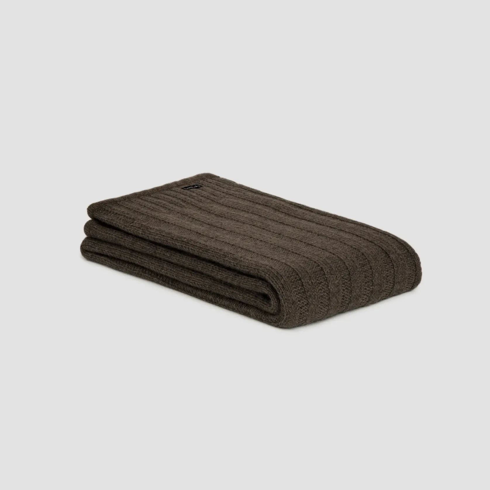 Chunky Rib Angora & Merino Wool Throws gallery detail image