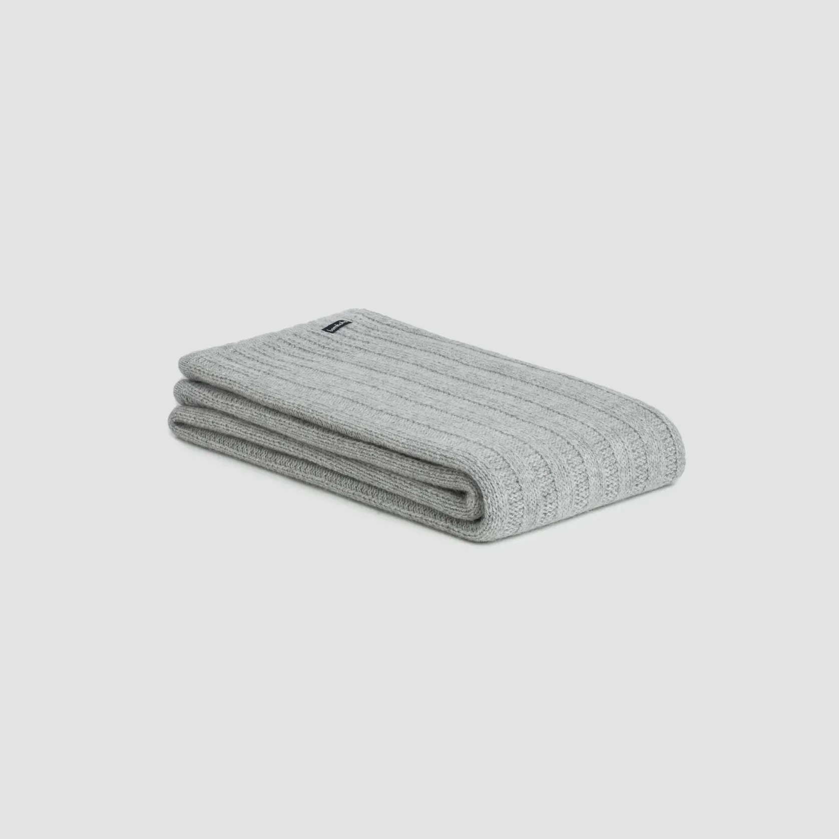 Chunky Rib Angora & Merino Wool Throws gallery detail image
