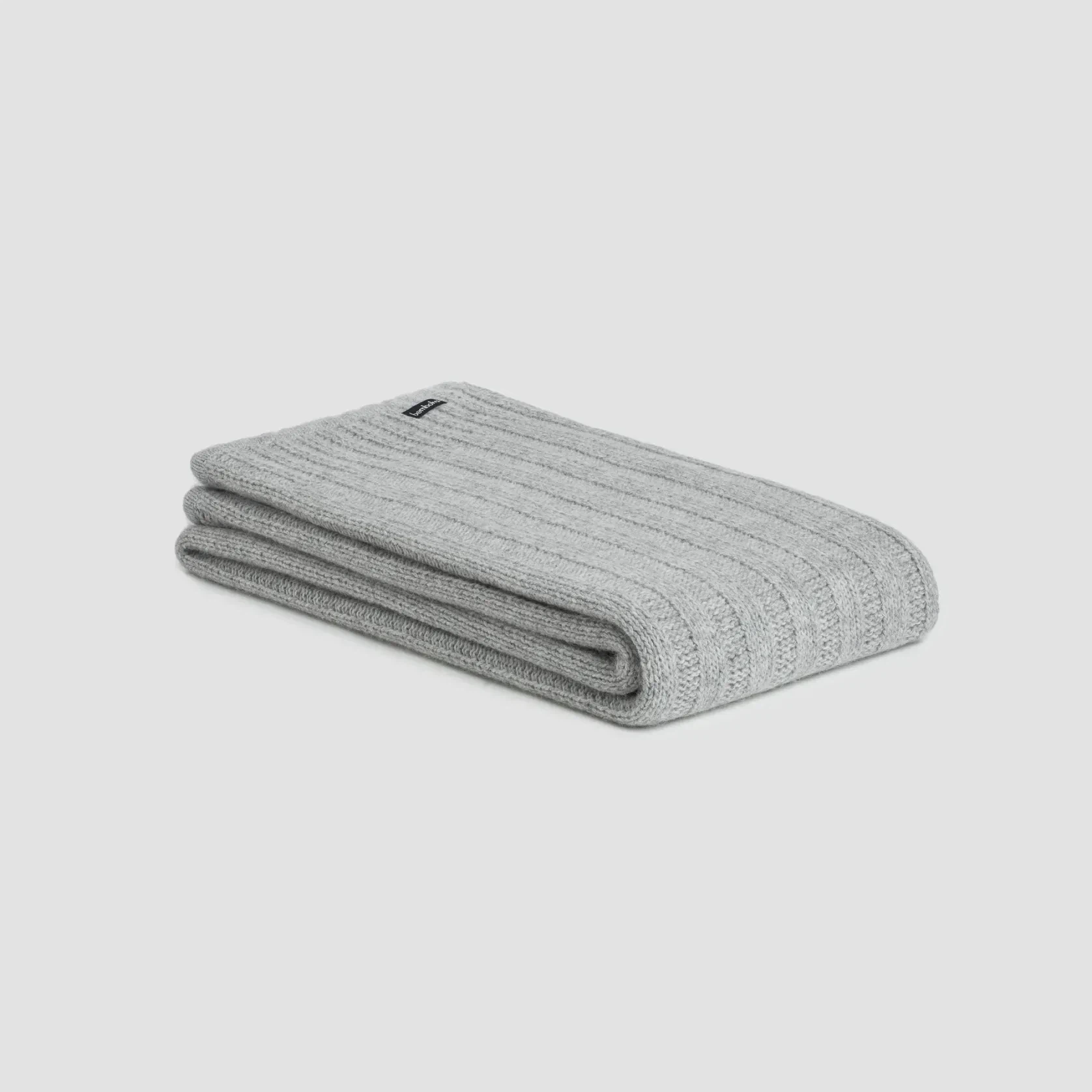 Chunky Rib Angora & Merino Wool Throws gallery detail image
