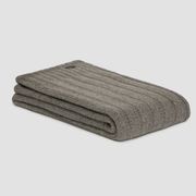 Chunky Rib Angora & Merino Wool Throws gallery detail image