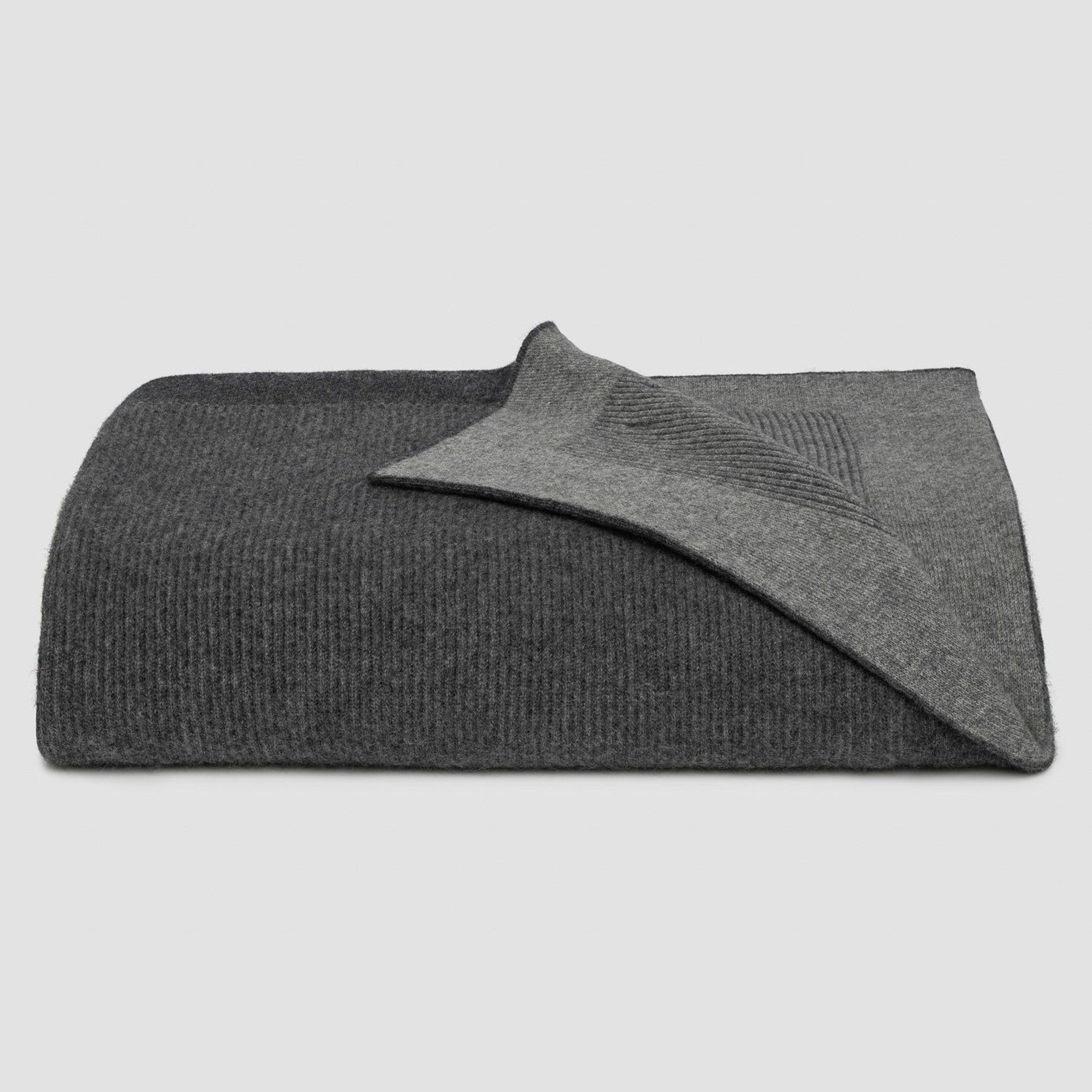 Reversible Rib Angora & Merino Wool Blankets gallery detail image