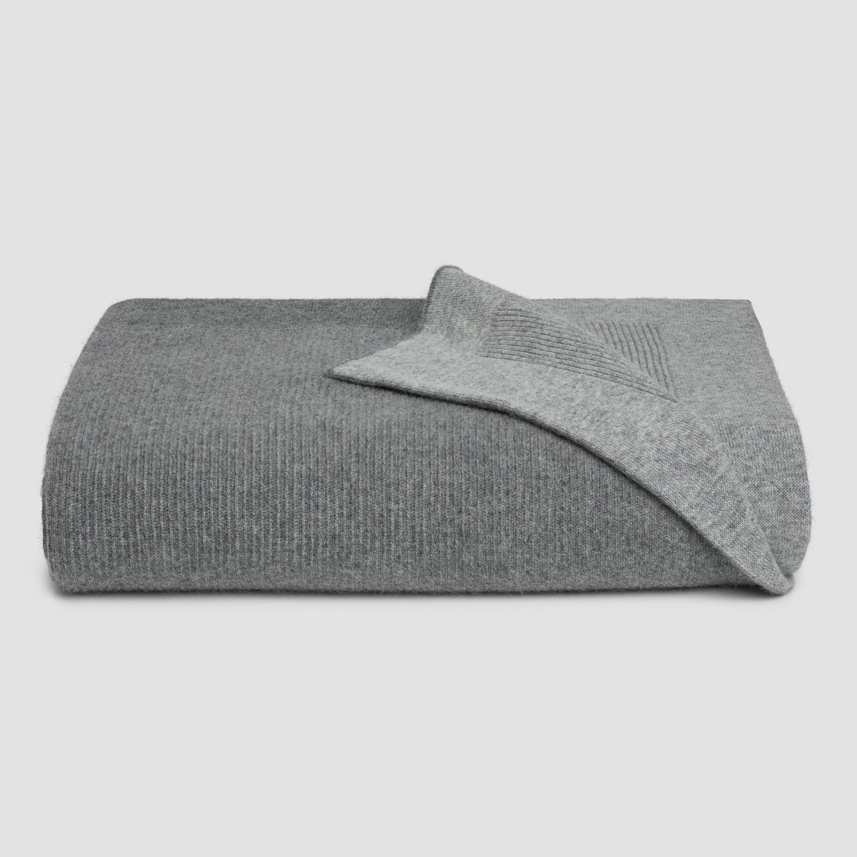 Reversible Rib Angora & Merino Wool Blankets gallery detail image