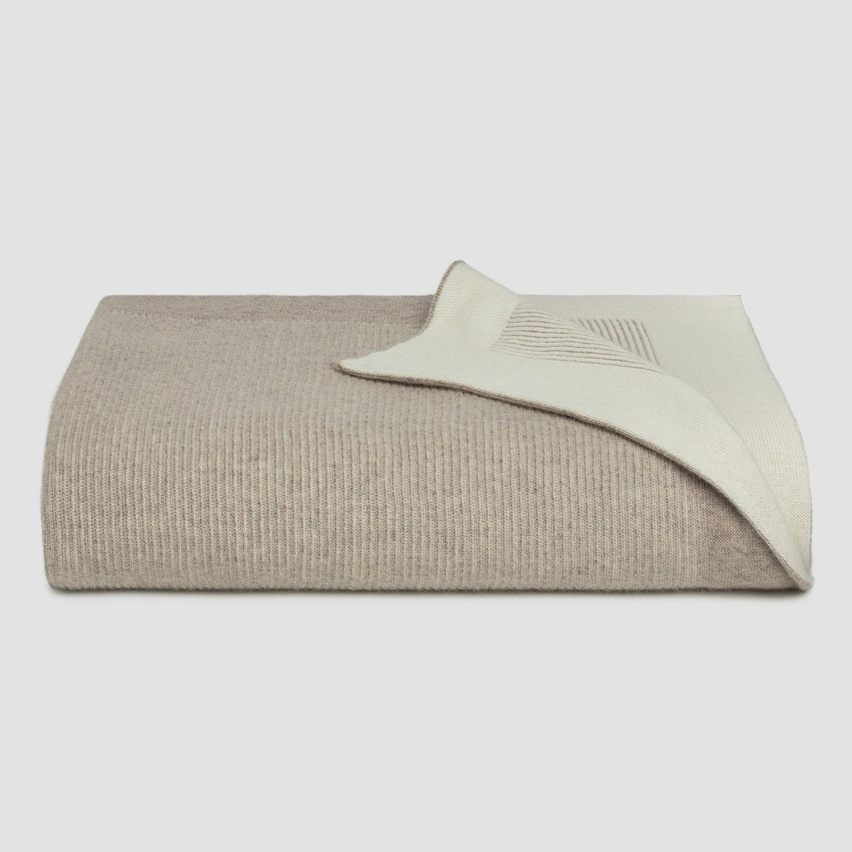 Reversible Rib Angora & Merino Wool Blankets gallery detail image