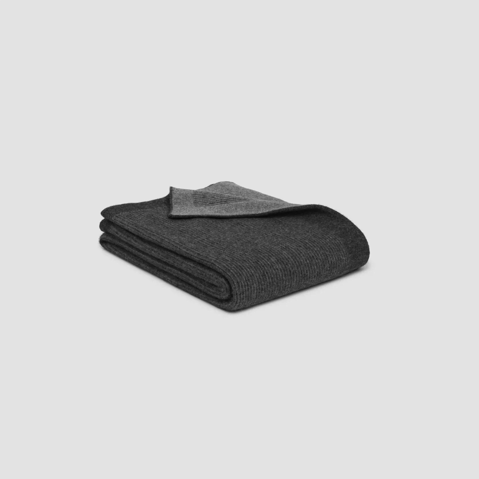 Reversible Rib Angora & Merino Wool Throws gallery detail image