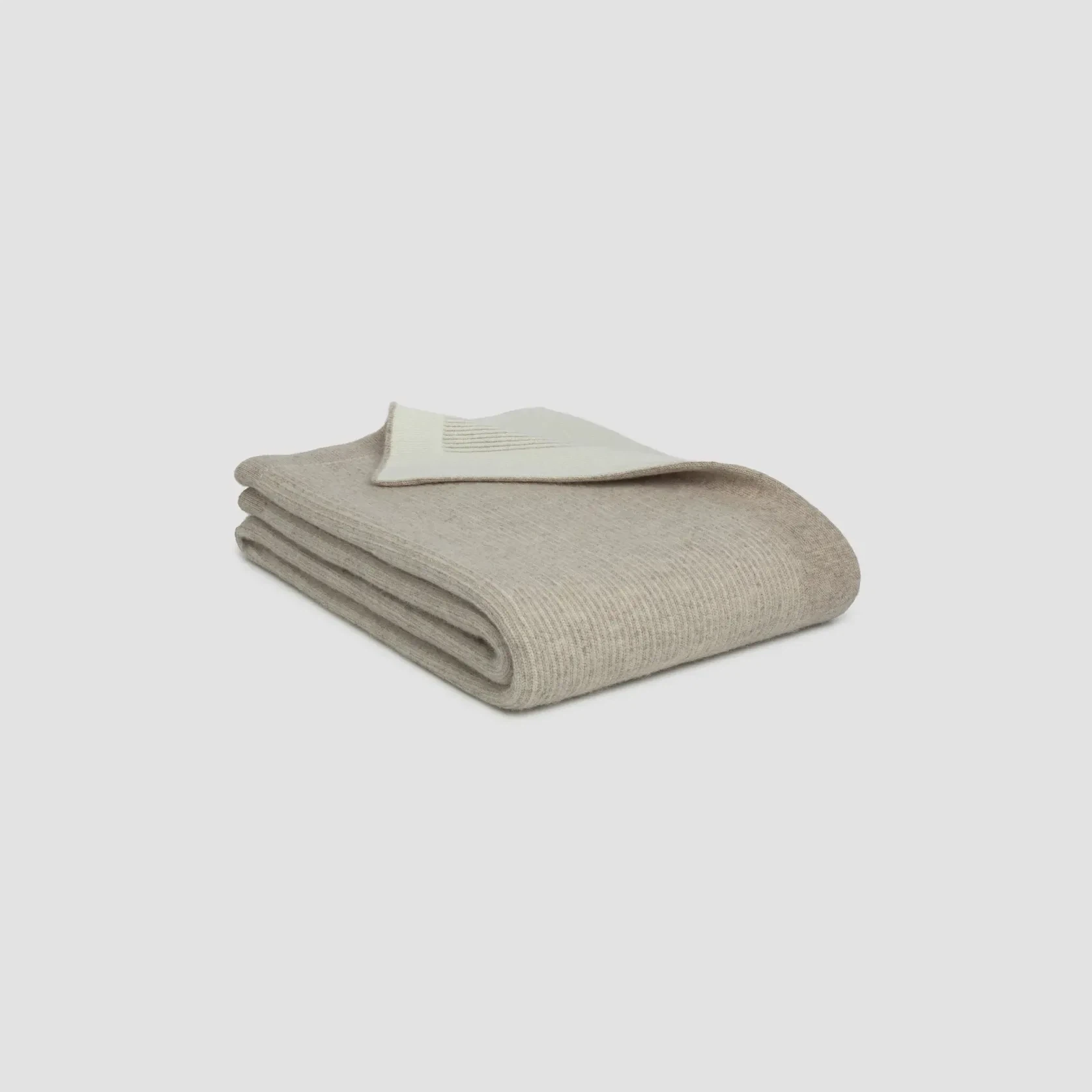 Reversible Rib Angora & Merino Wool Throws gallery detail image