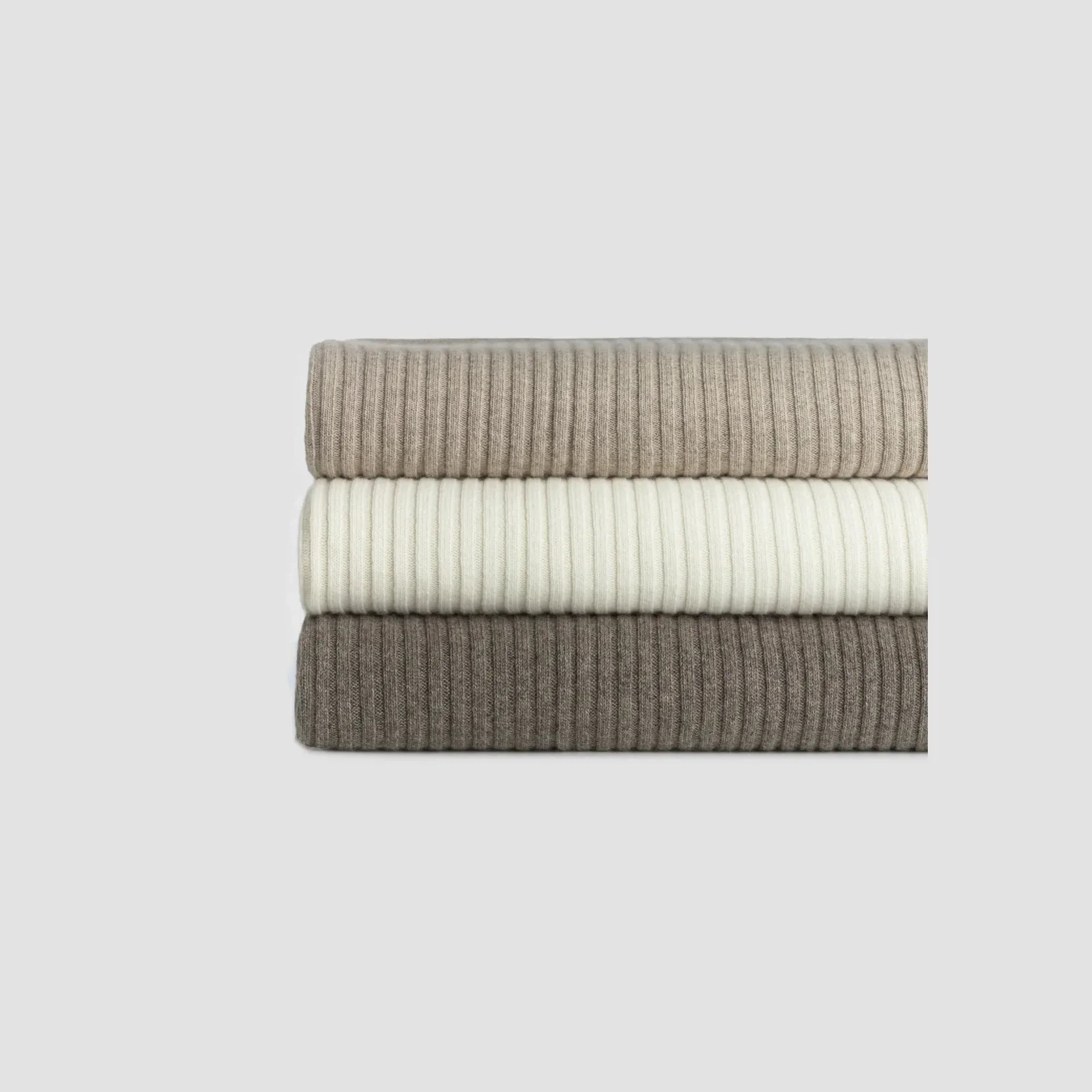 Wide Rib Angora & Merino Wool Blankets gallery detail image