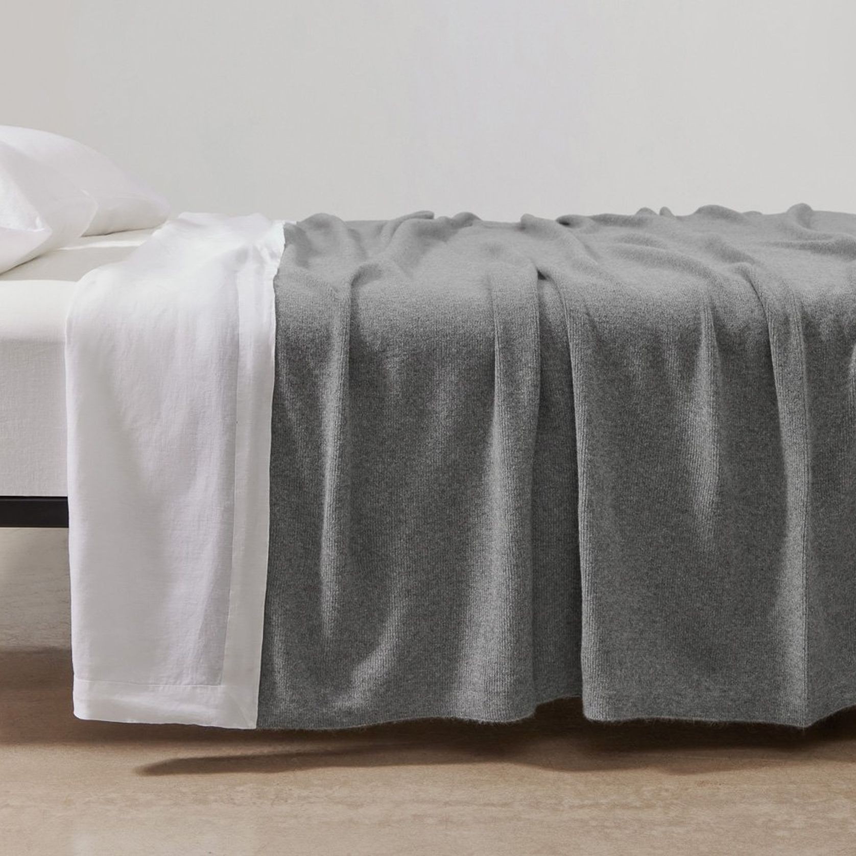 Fine Rib Angora & Merino Wool Blankets gallery detail image