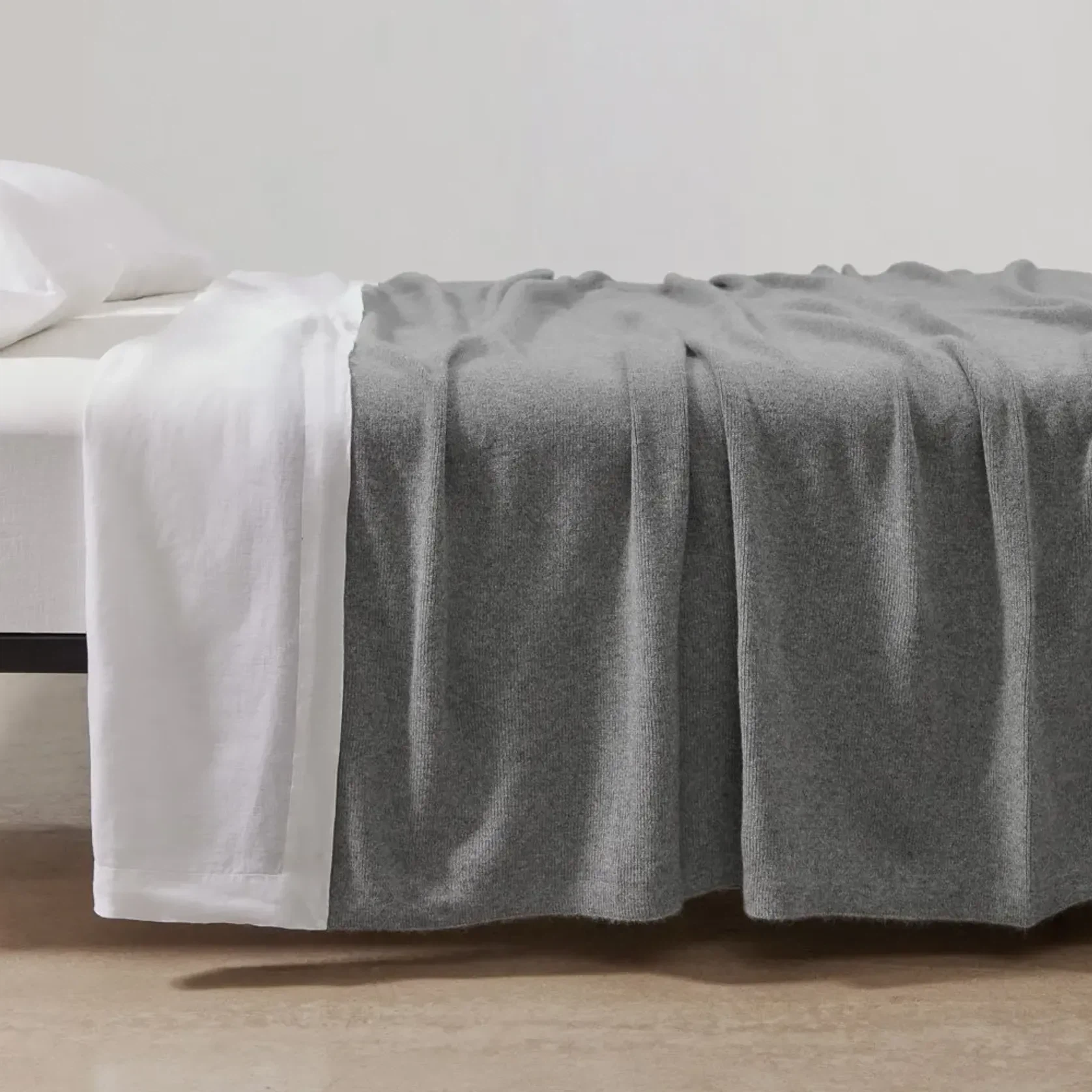 Fine Rib Angora & Merino Wool Blankets gallery detail image