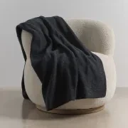 Chain Rib Angora & Merino Wool Throws gallery detail image