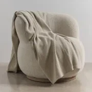 Fine Rib Angora & Merino Wool Throws gallery detail image
